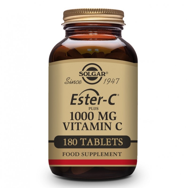 SOLGAR Ester-C Plus 1000mg Vitamine C 180 Comprimés