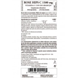 SOLGAR Vitamina C com Rosa Mosqueta (Rose Mosqueta) 1500mg (90 Comprimidos)