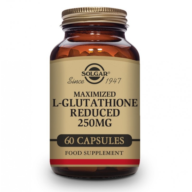 SOLGAR L-Glutationa Maximizada 250mg 60 cápsulas vegetais