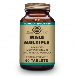 SOLGAR Male Complexe Multiple de Vitamines pour Homme 60 Comprimés