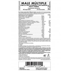SOLGAR Male Complexe Multiple de Vitamines pour Homme 60 Comprimés