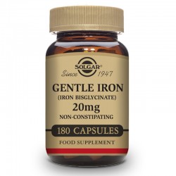 SOLGAR Sanftes Eisen 20mg (180 pflanzliche Kapseln)