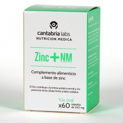 Zinc+ NM Complemento Alimenticio Cantabria Labs Nutrición Médica
