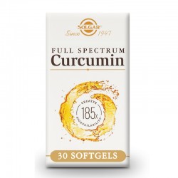SOLGAR Curcumine à spectre complet 185x (30 gélules)