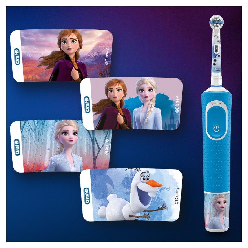 ORAL-B Kids Cepillo Eléctrico Frozen + Stickers ENVÍO GRATIS*