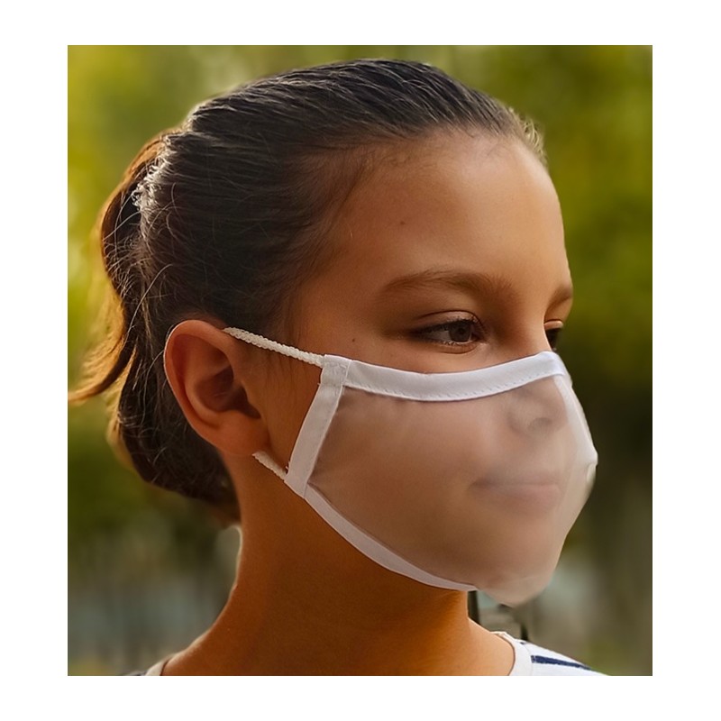 Máscara Transparente Reutilizável Aprovada Viroblock Tamanho S - BEYFE-