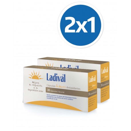 LADIVAL Cápsulas Solares Antioxidantes 2x30 Cápsulas LADIVAL Cápsulas Solares Antioxidantes 2x30 Cápsulas
