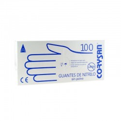 Nitrile Gloves Powder Free Latex Free Size M 100 units CORYSAN