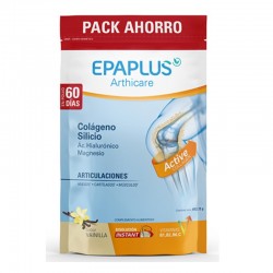 EPAPLUS Arthicare Collagène + Silicium + Hyaluronique + Poudre de Magnésium Saveur Vanille 668gr (60 Jours)