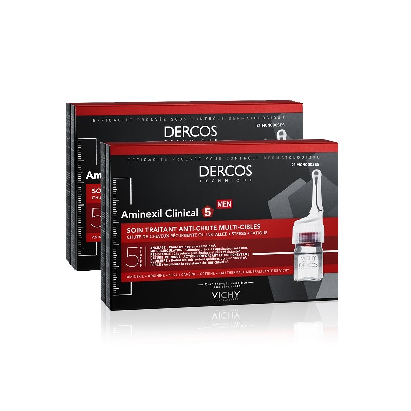 VICHY Dercos Aminexil Clinical 5 Man DUPLO 2x21 Einzeldosis