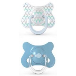 Chupeta SUAVINEX Fusion Latex 4-18 meses x2 (azul)
