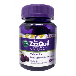 Vicks ZZZQuil Natura Melatonin Schlafmittel 30 Gummies