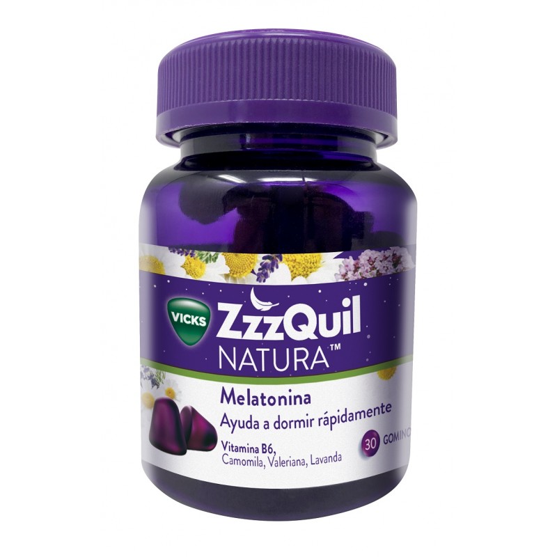 Vicks ZZZQuil Natura Melatonin Schlafmittel 30 Gummies