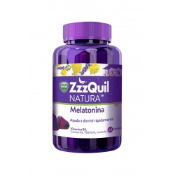 ZzzQuil Natura Melatonina Sabor Frutos del Bosque 60 Gummies