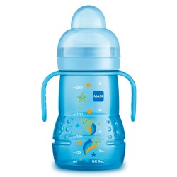 MAM Trainer Learning Cup Baby Bottle 220ml Blue