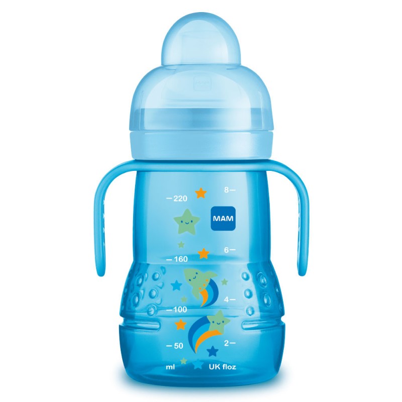 MAM Trainer Learning Cup Biberon 220 ml Bleu MAM Trainer Learning Cup Biberon 220 ml Bleu