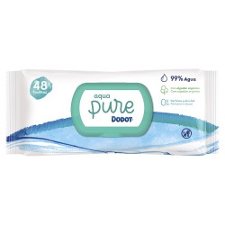 Dodot Pañales Bebé Sensitive Talla 5 (11-16 kg), 168 Pañales + Toallitas  Aqua Pure, 99% Agua, 18 Paquetes (18x48), Máxima Protección de la Piel de