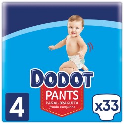 Calça DODOT Tamanho 4 (9-15 Kg) 33 unidades