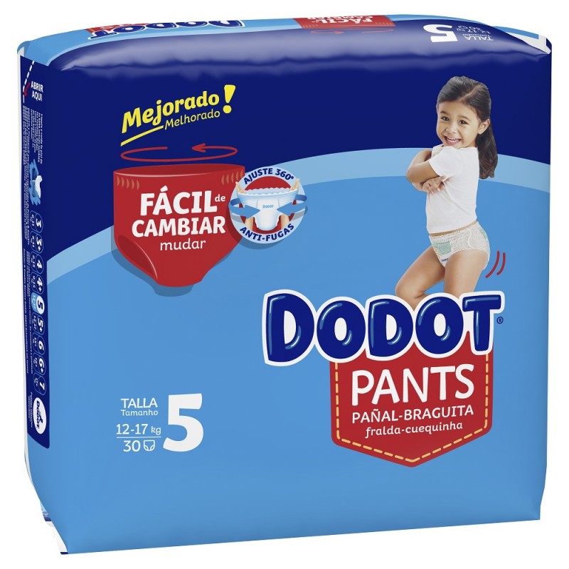 Dodot Pants baby dry Jumbo Pack, sizes 4, 5, 6, 7, 92 to 132