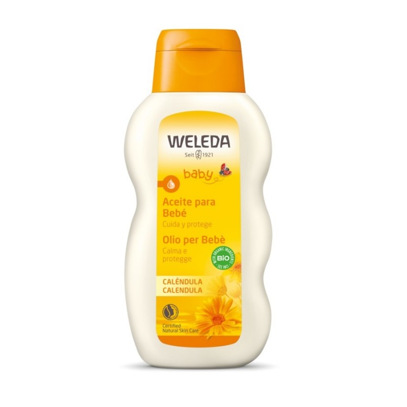 WELEDA Huile de Calendula Bébé 200 ml WELEDA Huile de Calendula Bébé 200 ml