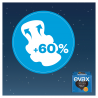 EVAX Compressa Noturna Cottonlike Com Asas 9 Unidades