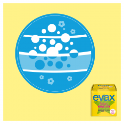 EVAX Compressa Normal Fina e Segura Sem Asas 16 Unidades