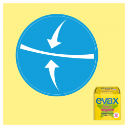 EVAX Compressa Normal Fina e Segura Sem Asas 16 Unidades