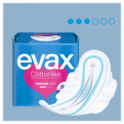 EVAX Cottonlike Normale Kompresse mit Flügeln 16 Einheiten