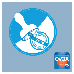 EVAX Cottonlike Super Compress mit Flügeln 12 Einheiten