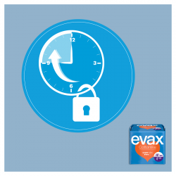 EVAX Cottonlike Super Compress mit Flügeln 12 Einheiten
