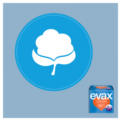EVAX Cottonlike Super Compress mit Flügeln 12 Einheiten