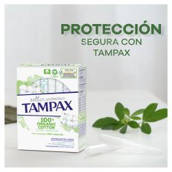 TAMPAX Organic Cotton Regular Tampons 16 Units