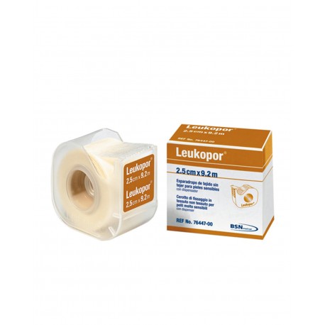 LEUKOPOR Sensitive Skin Adhesive Bandage 2.5CMx9.2M