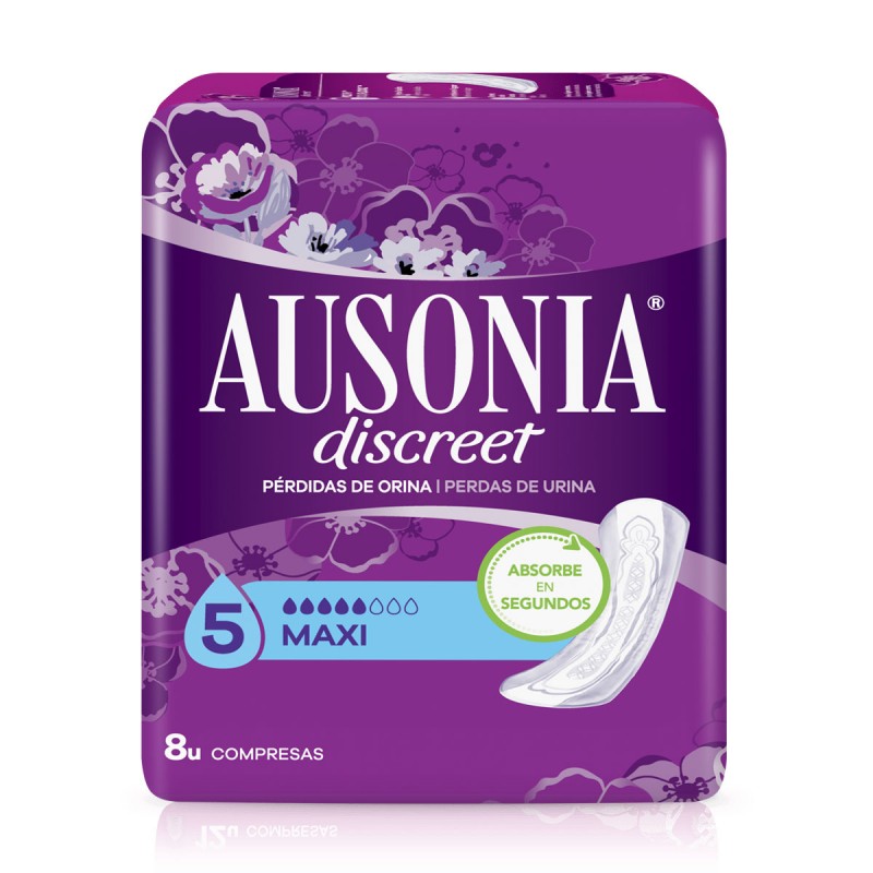 AUSONIA Discreet Maxi Compress 8 Units AUSONIA Discreet Maxi Compress 8 Units
