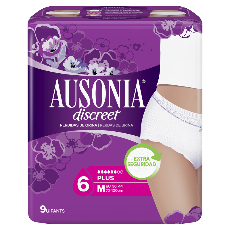 AUSONIA Discreet Plus Underwear Size M 9 Units