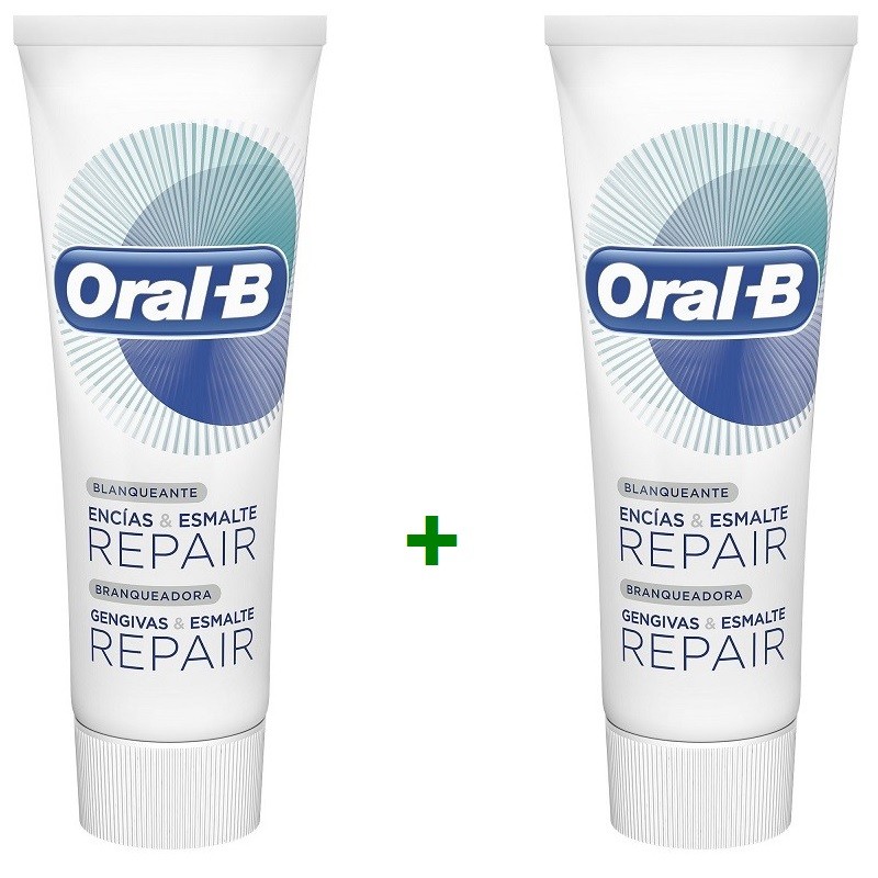 ORAL-B Repair Pasta De Dientes Blanqueante Encías Y Esmalte 2x100ml