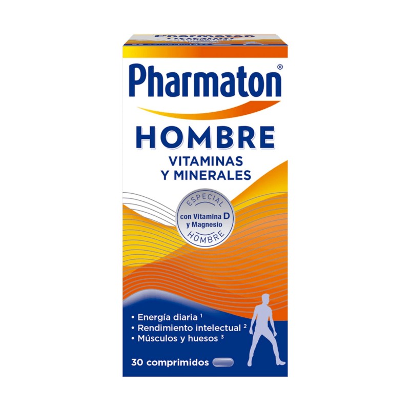 PHARMATON Hombre Vitaminas y Minerales 30 comprimidos