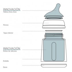 SUAVINEX Zero Zero Anti-Colic Adjustable Flow Baby Bottle 180ml