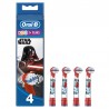 ORAL-B Star Wars Pièces de rechange pour brosse à dents électrique 4 têtes