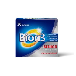 BION3 Senior Vitamines, Ginseng et Lutéine 30 comprimés