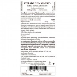 SOLGAR Citrate de Magnésium 120 Comprimés