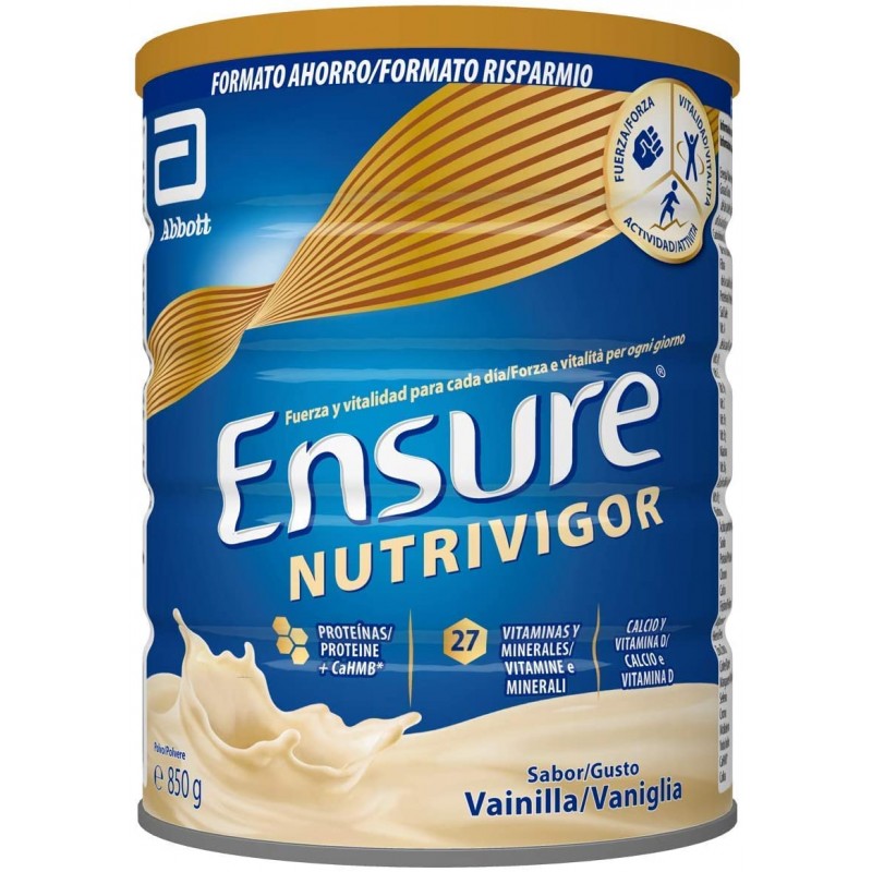 ENSURE NutriVigor Baunilha em Pó 850gr ENSURE NutriVigor Baunilha em Pó 850gr