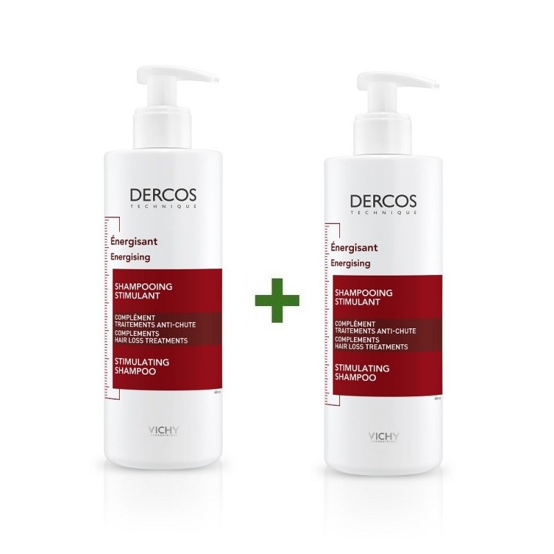 VICHY Dercos DUPLO Energizing Stimulating Anti-Haarausfall-Shampoo 2x400ml VICHY Dercos DUPLO Energizing Stimulating Anti-Haarausfall-Shampoo 2x400ml
