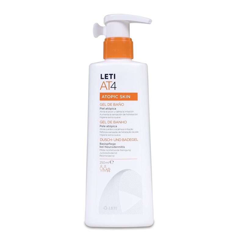 LETI AT4 Badegel für atopische Haut, 250 ml LETI AT4 Badegel für atopische Haut, 250 ml