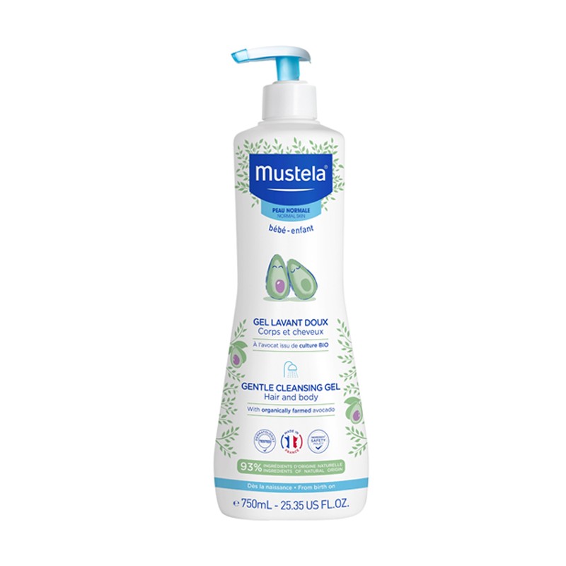 MUSTELA Gentle Dermocleansing Bath Gel 750ml