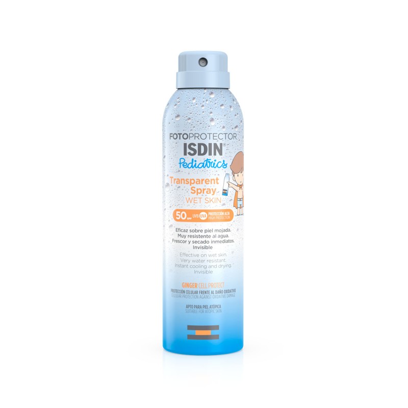 ISDIN Photoprotector Transparent Spray Feuchte Haut Pädiatrie SPF 50+ 250m ISDIN Photoprotector Transparent Spray Feuchte Haut Pädiatrie SPF 50+ 250m