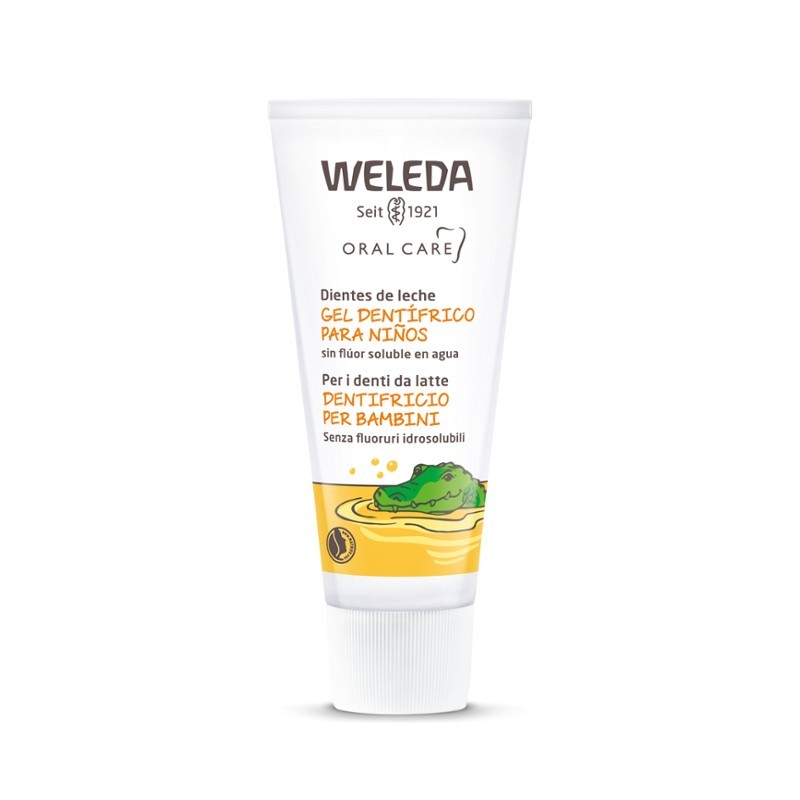 Gel creme dental WELEDA para crianças 50ml