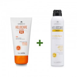 HELIOCARE Pack Ultra Gel SPF90 50ml + Spray invisibile 360º SPF50+ 200ml