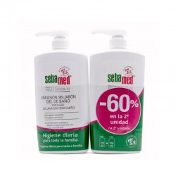 SEBAMED Emulsion Without Soap Bath Gel VALUE PACK 2x750ml