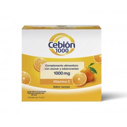 CEBIÓN Vitamina C 1000mg 12 Envelopes